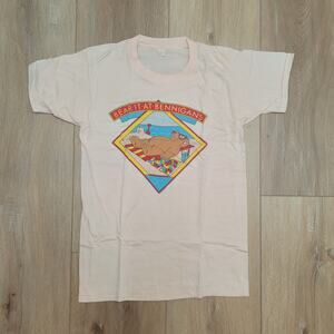 VTG 80s 50/50 PAPER THIN Single Stitch T-Shirt Mens XS / Womens S USA Made